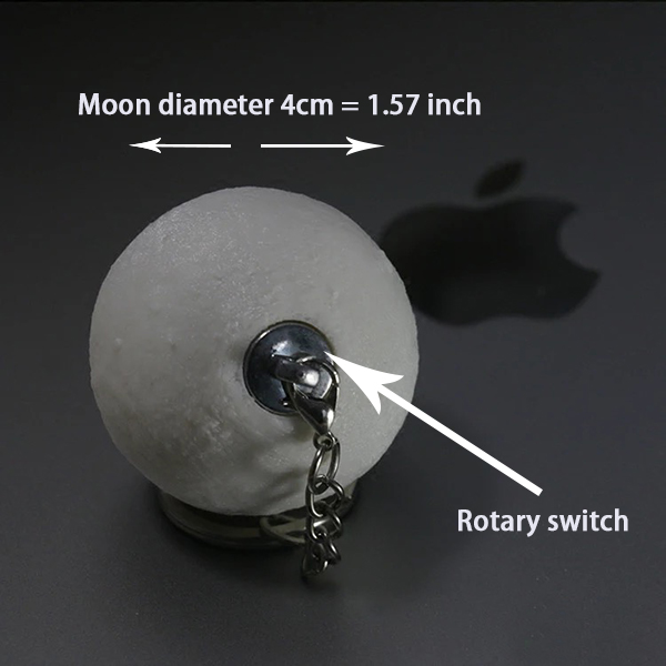 Custom Personalized Photo Moon Lunar Lamp Night Light